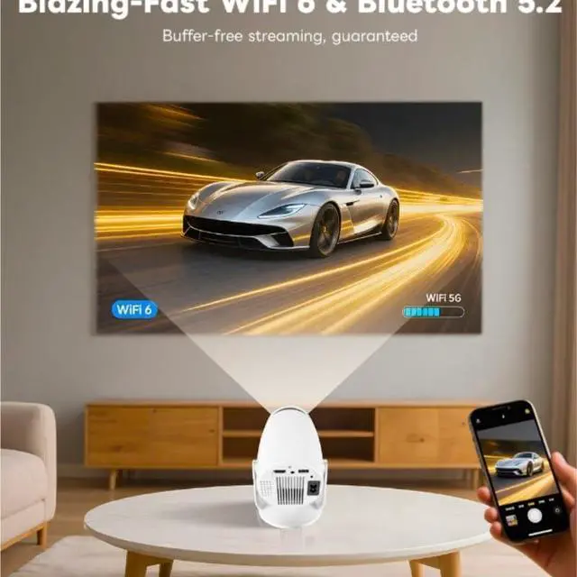 Alt view image 2 of 7 - High Definition Smart Projector for Home Use