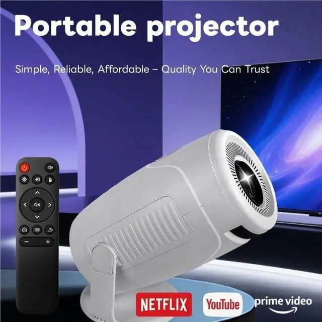Alt view image 3 of 7 - High Definition Smart Projector for Home Use