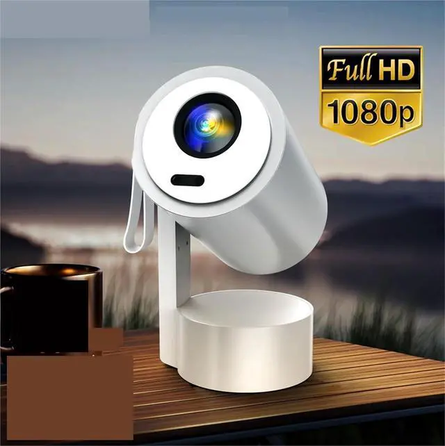 Alt view image 2 of 6 - Mini Projector, Smart Full HD 1080P LED Projector Home Theater Proyector Beamer With Auto ,Indoor & Outdoor Use