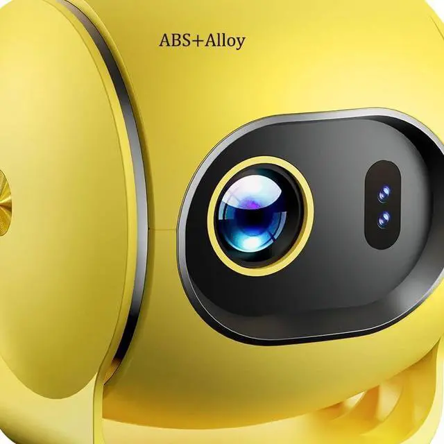 Alt view image 6 of 6 - Projector 1080P 4K Home Outdoor Portable Short