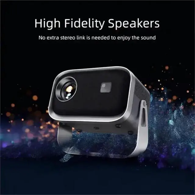 Alt view image 5 of 6 - Mini Projector, Mini Projector Portable 1080P Full HD LED Video Home Theater ,Indoor & Outdoor Use