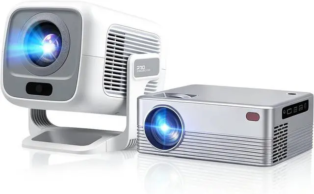 Main image of Mini Projector with WiFi 6 and Bluetooth 5.2, Native 1080P Full HD 4K Supported, Auto Keystone & 180° Rotatable, Android 14 Smart Projector for Home/Outdoor Movies