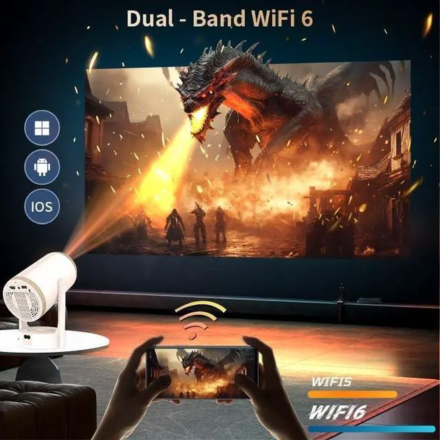 Alt view image 4 of 7 - Audio Full Support for Bedroom Projector