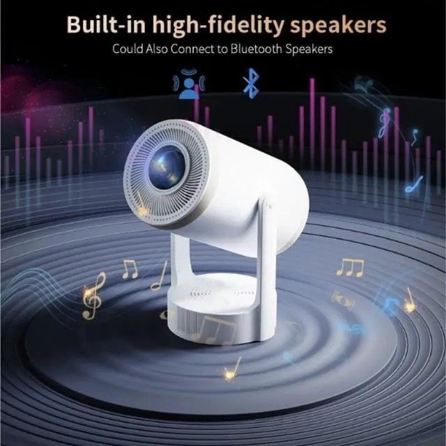 Alt view image 6 of 7 - Audio Full Support for Bedroom Projector
