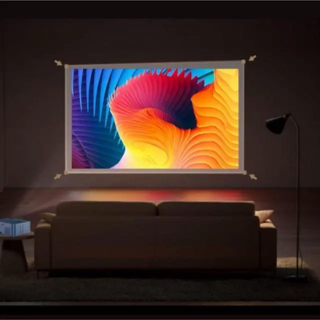 Alt view image 2 of 6 - Ultra Clear 4K Projector Home Screen Projection Portable for Meetings Automatic Focusing