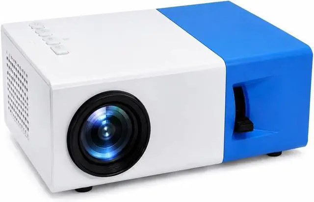 Main image of Portable Mini LED Projector with Built-In Rechargeable Battery, 1080P Supported, 24-60 Inch, LCD Multimedia, Home Theater