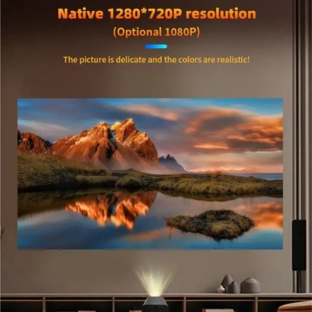 Alt view image 4 of 7 - Home Projector with High Definition Intelligent Theater System
