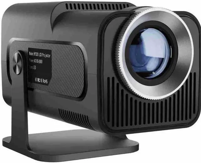 Alt view image 5 of 5 - HY320 Mini CRT 1080P Android 13 HD Home Theater Portable Projector