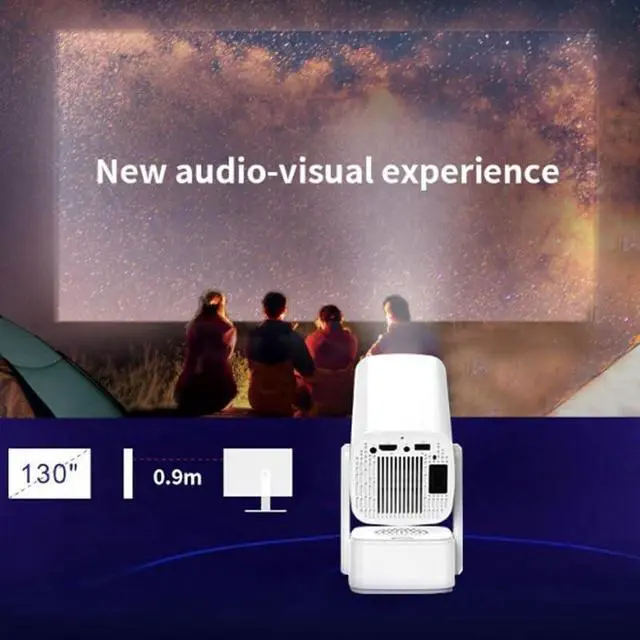 Alt view image 4 of 6 - Home High Definition Projector for Screen Projection in Bedroom Bedside, Dormitory Theater