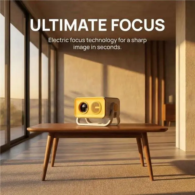Alt view image 4 of 6 - Projector High Definition Wireless Multi Screen Home Bedroom 720P