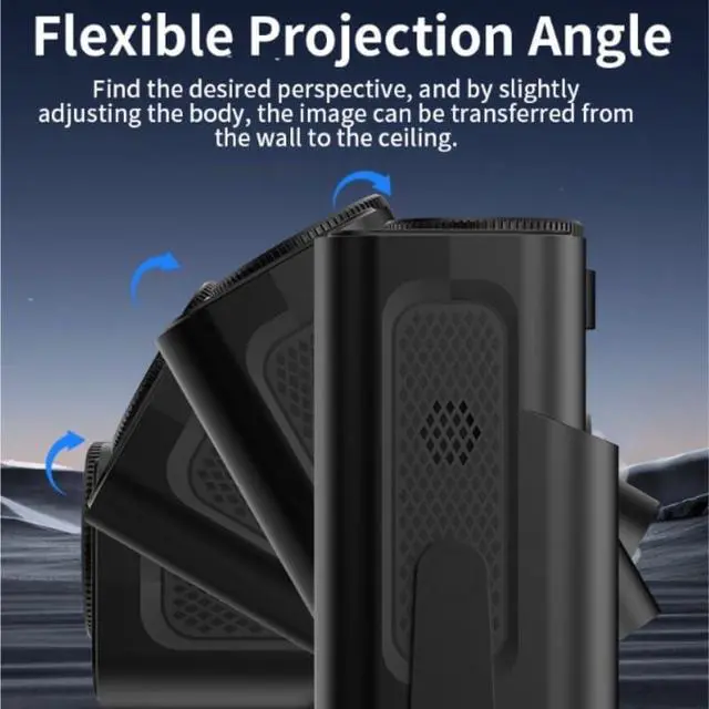 Alt view image 6 of 7 - WWireless Multi Screen Projector Home Portable High Definition