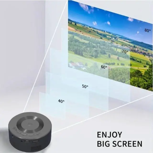 Alt view image 2 of 7 - Home Projector Portable High Definition