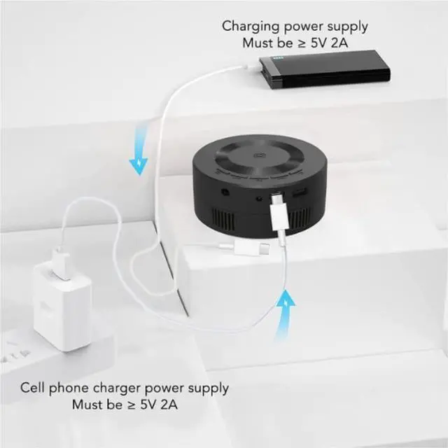 Alt view image 5 of 7 - Home Projector Portable High Definition