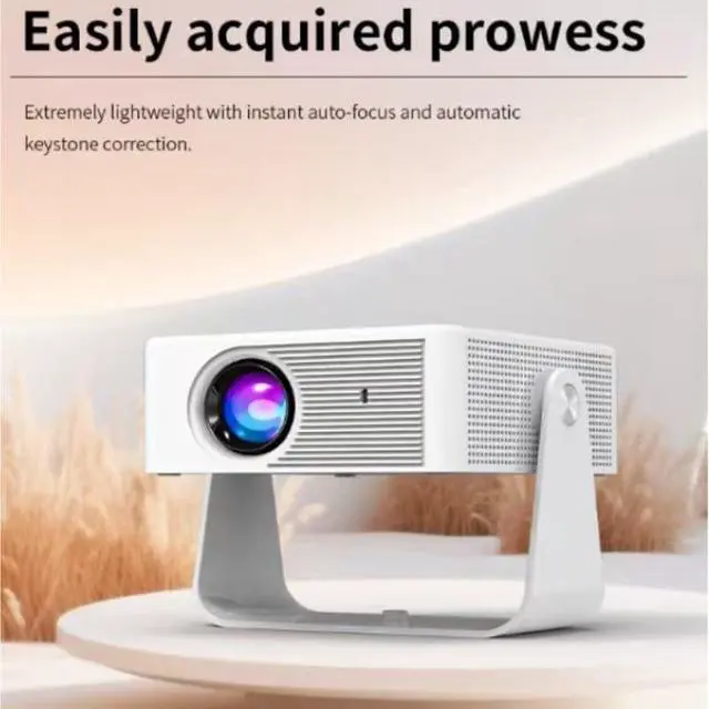 Alt view image 3 of 7 - 1080p High Definition Home Bedroom Wall Mounted Portable Projector for Projection