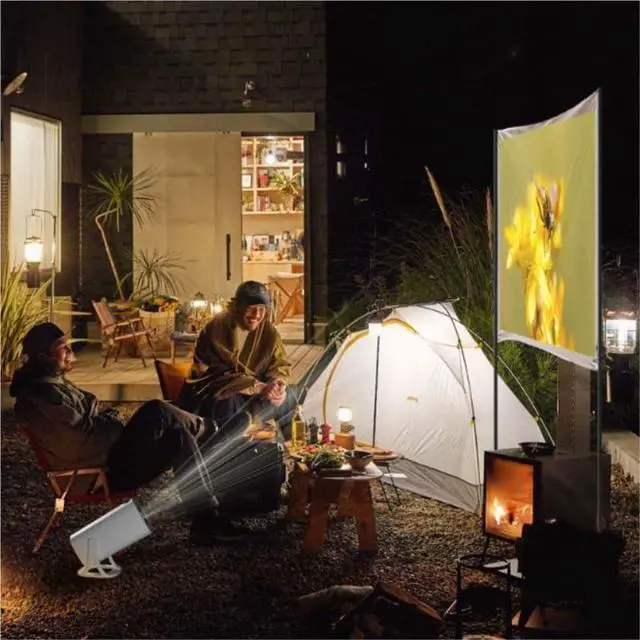 Alt view image 2 of 6 - Home Wireless Multi Screen High Definition Portable Theater Projector