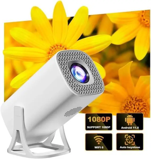 Alt view image 4 of 6 - Home Wireless Multi Screen High Definition Portable Theater Projector
