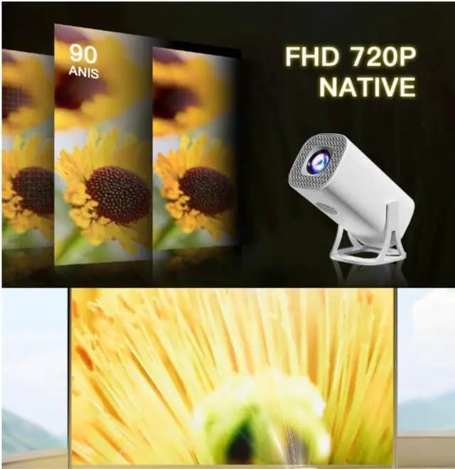 Alt view image 5 of 6 - Home Wireless Multi Screen High Definition Portable Theater Projector