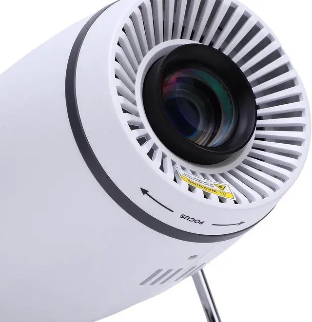 Alt view image 6 of 7 - Portable Projector, 4K 1080P FHD with WiFi 6 Bluetooth 180 Rotatable Bracket, for 11 TV Stick USB Laptop Phone Tablet (US Plug)
