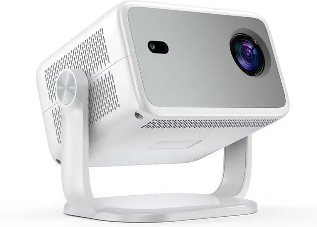 Main image of 4K Projector with Officially-Licensed APPs, Smart Projector with WiFi and Bluetooth, Native 1080P Home Theater Projector, Auto Focus/Keystone, 360° Rotation Proyector for Bedroom/Home Theater/Outdoor
