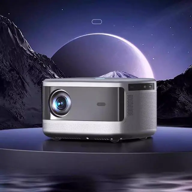 Alt view image 2 of 6 - Projector Home Bedroom Wall Projection Theater Daytime Outdoor 5G Office Conference