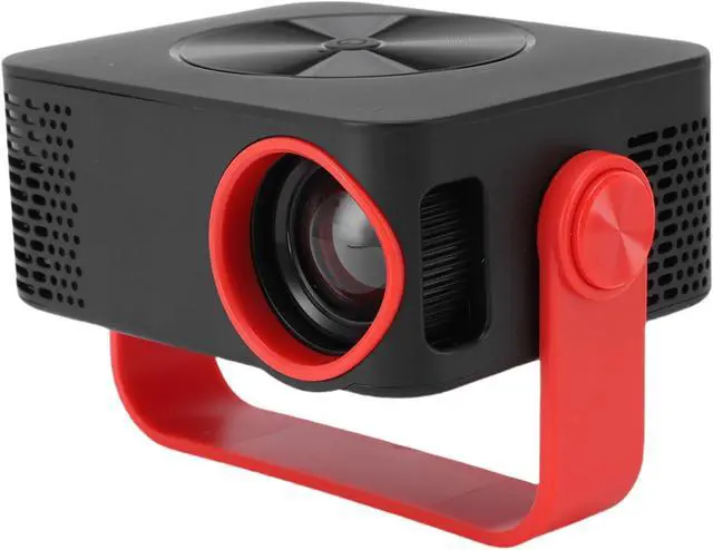 Alt view image 6 of 7 - Portable Projector, 1080P Full HD 360 Degree Rotating with Auto Keystone Correction and Zoom Function, for Home Theater Outdoor Movie Gaming Laptop PC Smartphone (US)