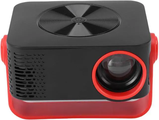 Alt view image 5 of 7 - Portable Projector, 1080P Full HD 360 Degree Rotating with Auto Keystone Correction and Zoom Function, for Home Theater Outdoor Movie Gaming Laptop PC Smartphone (US)