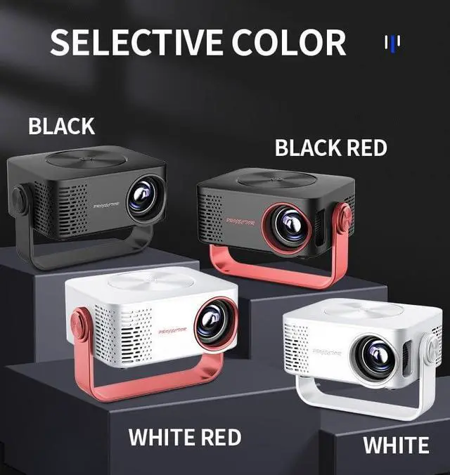 Alt view image 5 of 7 - M60 portable high-definition projector, smart home theater mobile projector