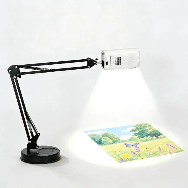 Main image of Integrated Art Projector Kit, Adjustable Focus Tracking Projection, Wi Fi/USB Connection For Mobile Phones And Tablets, Home Creative Painting Classroom Learning.(European regulations)