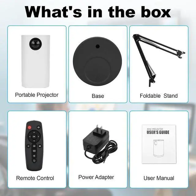 Alt view image 4 of 5 - Integrated Art Projector Kit, Adjustable Focus Tracking Projection, Wi Fi/USB Connection For Mobile Phones And Tablets, Home Creative Painting Classroom Learning.(European regulations)