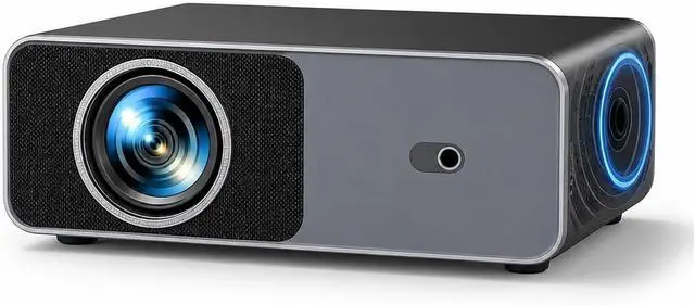 Alt view image 4 of 5 - Mini Projector 4K Projector 1000ANSI Auto /Keystone WiFi6 BT5.2 Full HD 1080p Smart Home Theater Movie for Movie Home Outdoor