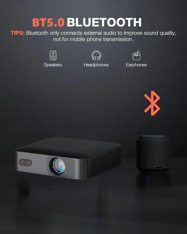 Alt view image 4 of 4 - Full HD Laser DLP Home Theater and Gaming Laser Projector