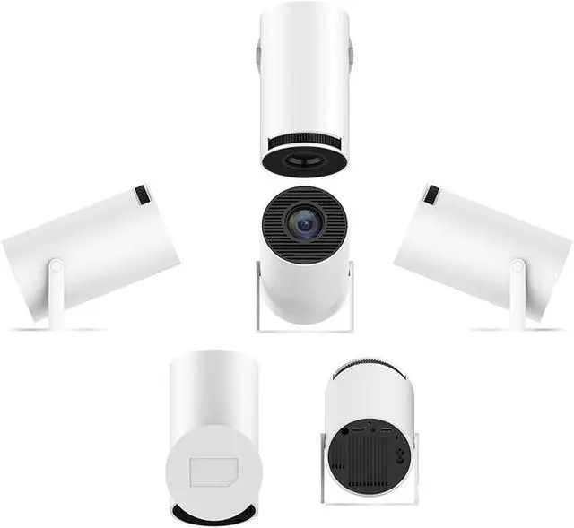 Alt view image 2 of 7 - Mini Projector, Projector 4K 720P With 5W Speaker WiFi 6 BT5.4 Outdoor Video Home Theater ,Indoor & Outdoor Use