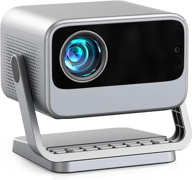 Main image of Officially-Licensed APP & 1800ANSISmart 4K Projector with WiFi and Bluetooth, VISSPL Native 1080P Auto Focus & Keystone Portable Outdoor Projector, 4K Support Home Movie Projector Sliver