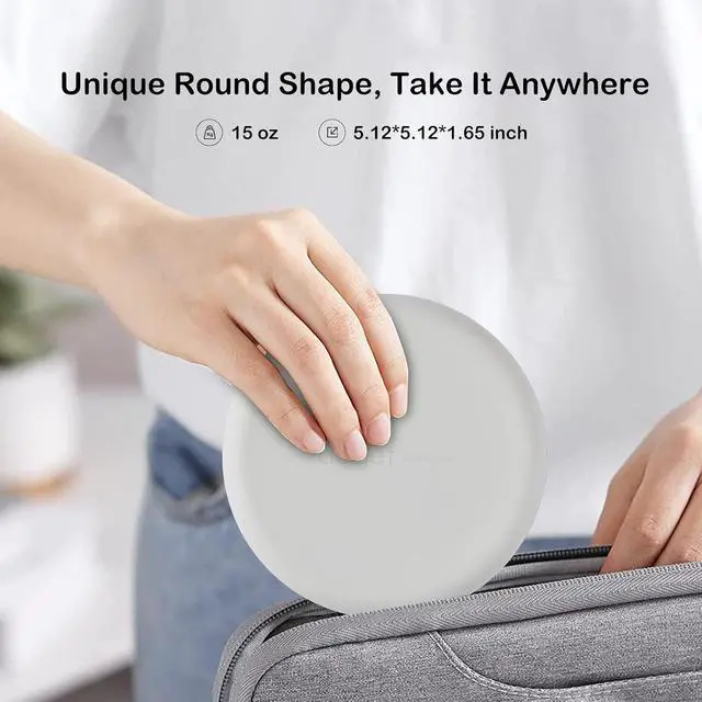 Alt view image 3 of 7 - Portable Projector, Mini Projector with Stand, DLP Projector Cookie Projector, 1080P Support, WiFi and Bluetooth, Rechargeable Battery & Android System, for Outdoor/Indoor