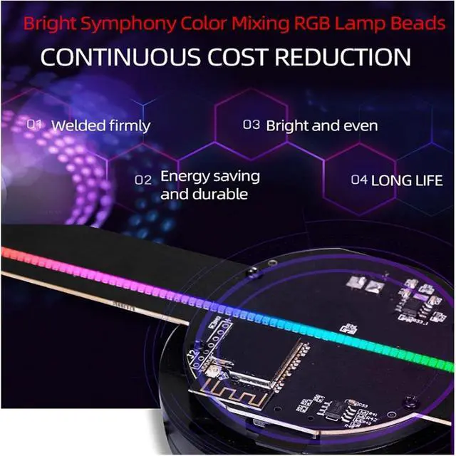 Alt view image 5 of 5 - LIAMOS Led Display Advertising Equipment 3D Hologram Fan Display Fan 3D Holographfic Projector Fan Led Light,High-Resolution 3D Hologram