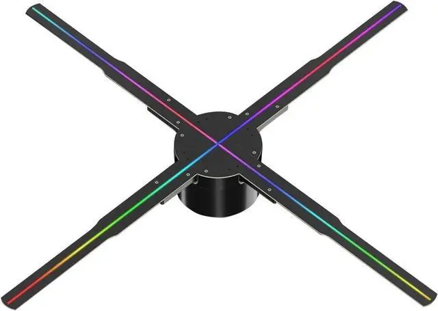 Main image of 50cm 3D Holographic Projector Bar Restaurant Christmas Decoration LED Fan Screen Holographic Advertising Sign Lights,High-Resolution 3D Hologram