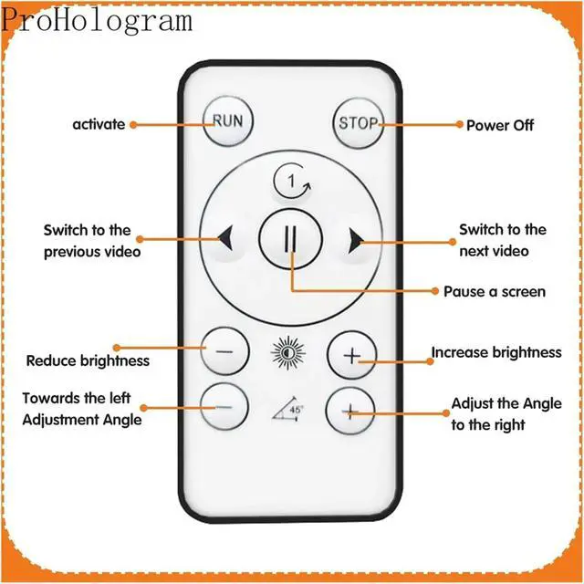Alt view image 3 of 5 - LIAMOS 3D Hologram Projector Fan 42cm 244 LED App Control Led Display Sign Advertising Machine Custom Logo Player Holographic Fan,High-Resolution 3D Hologram(45cm)