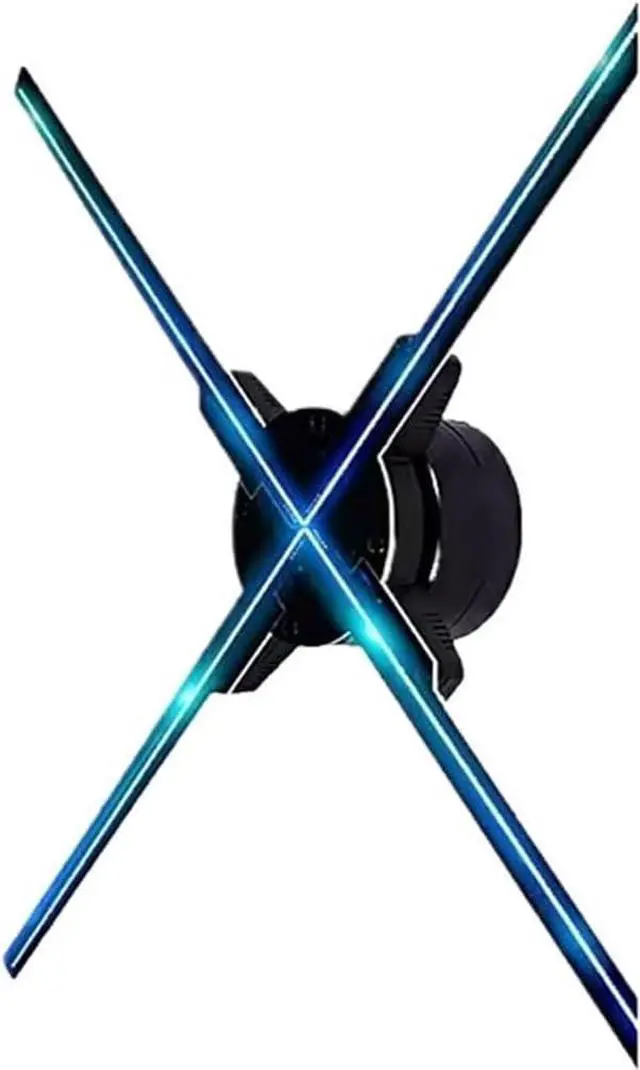 Main image of LIAMOS 65 Cm 3D Holographic Fan Light Vedio Hologram Fans Display for Advertising 32GB 3D Holograph Holo Fan Projector 65x,High-Resolution 3D Hologram