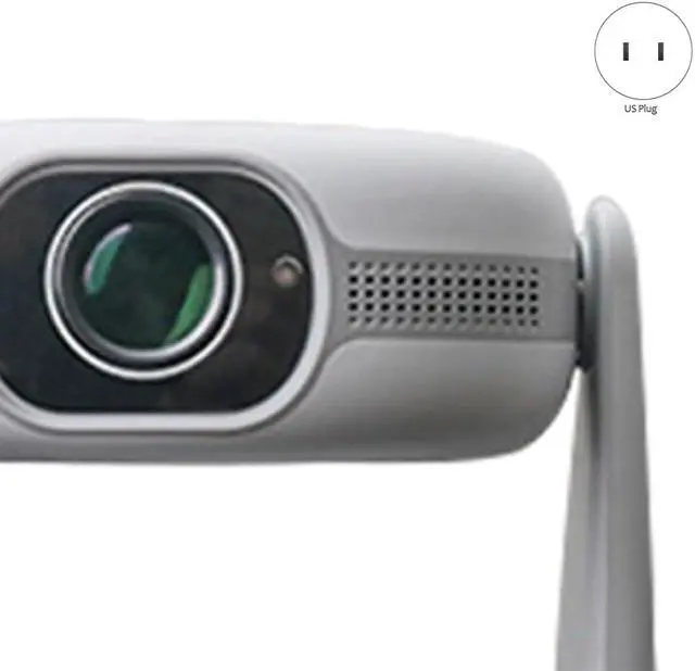 Alt view image 5 of 5 - Android 11.0 1080P Projector with 5G WiFi Lamp Portable Projectors 4K Support HD Video Home Projector US Plug