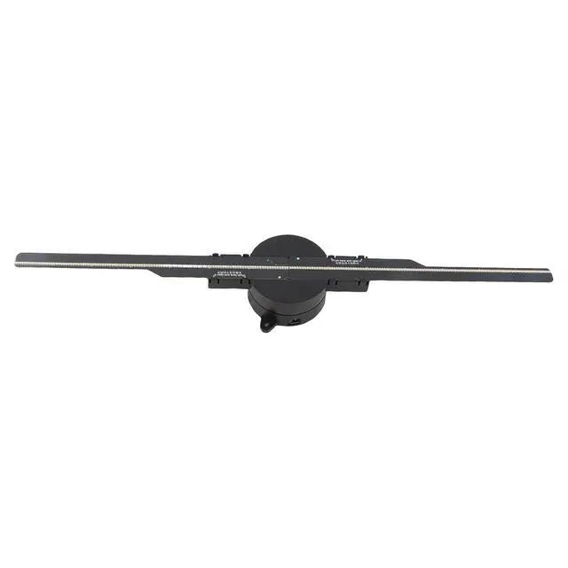 Alt view image 5 of 7 - Sanpyl 3D Hologram Fan, 100240V Custom Edit Borderless Image 2000x224 3D Hologram Fan 176 Degree Viewing Angle, 224 LEDs for Store (US Plug 100 to 240V)