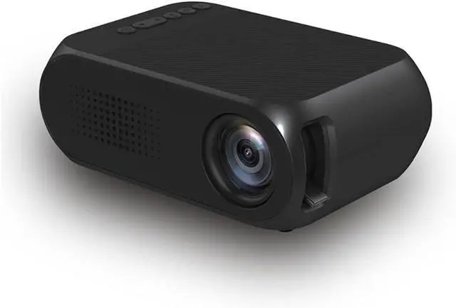 Main image of 1080P HD Projector, Built-in Battery Projector, Household LED, Mini Portable HD Projector, HDMI, VGA, USB, Laptop, Black