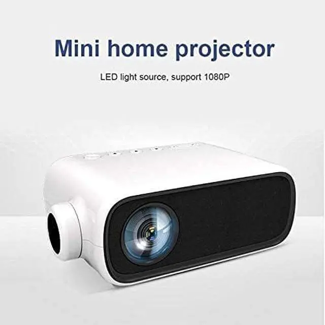Alt view image 2 of 4 - Mini Projector with Screen, Portable Video Projector with, 1080P Supported,Display, Compatible with TV Stick, HDMI, VGA, USB, Laptop,Black