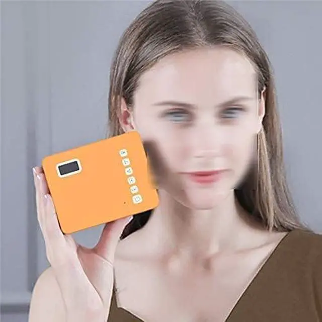 Alt view image 3 of 6 - Mini Projector, LED Portable Home, USB Mobile Phone 10 ANSI 480 272, Support TF Card AV 5V 2A U Disk DVD Notebook Computer, Yellow
