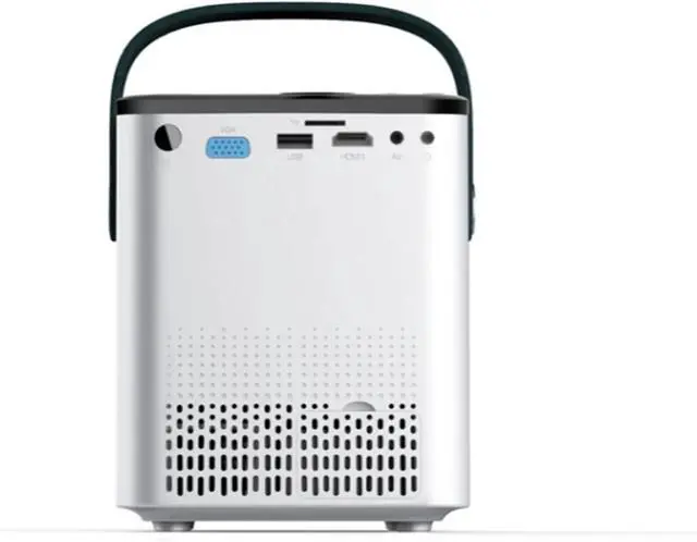 Alt view image 2 of 5 - LED Home Small Mini Portable Projector, Mobile Phone with Screen Portable, Mini high-Definition Projector, White (Size : B) ( A)