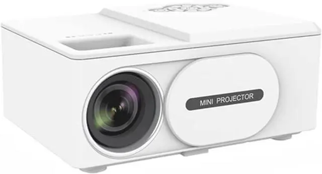 Main image of Portable Mini Projector Support 1080P LED Home Theater Media Mobile Player Home Office Video Projector (Color : Black Basic, Size : 139 * 102 * 63mm)