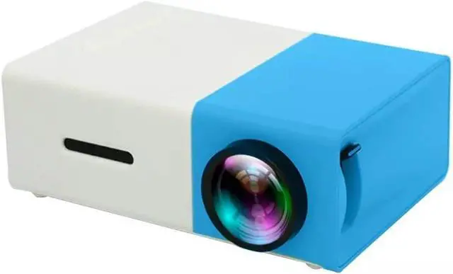 Main image of RUNAAJA Mini Projector USB LED 1080P Home Cinema Portable Pocket Projector Party LED Pico Video Projector for Home Theater Movie Projector with HDMI USB Interfaces and Remote Control (Blue)