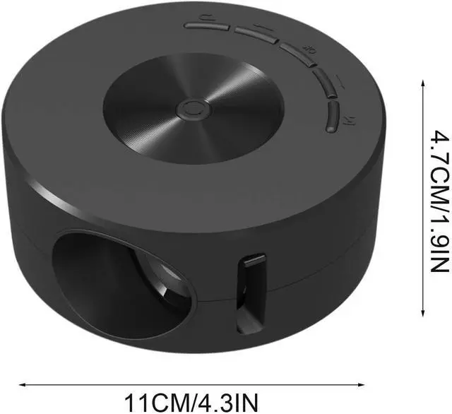 Alt view image 2 of 7 - Mini Projector, 100 Inch Screen HD Portable Projector Compatible with USB