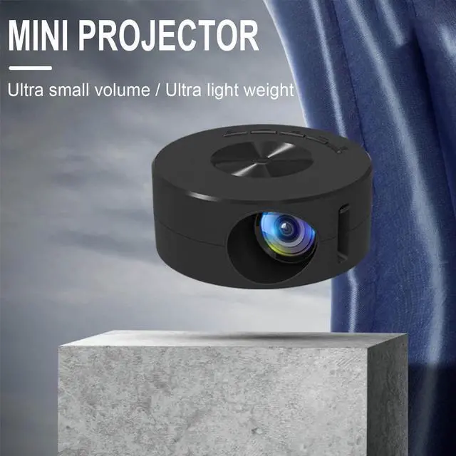 Alt view image 4 of 7 - Mini Projector, 100 Inch Screen HD Portable Projector Compatible with USB