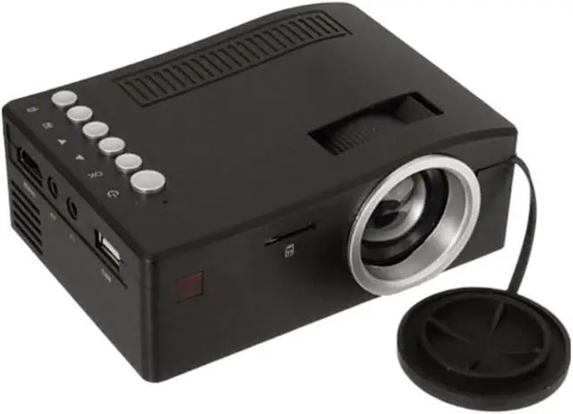 Alt view image 6 of 6 - TOEWOE Mini Projector, Portable Movie Projector, Home Projector, 1080P Video Projector, Compatible with HDMI, USB, Audio, TF Card, AV