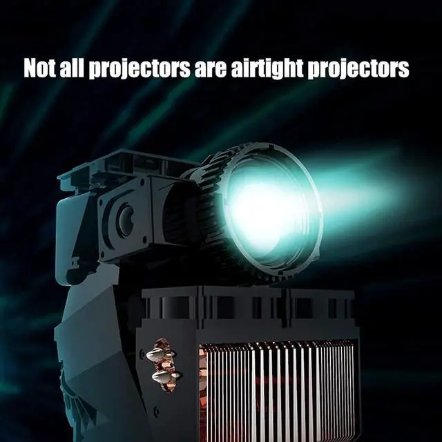 Alt view image 6 of 7 - Projector,100ANSI Lumen Video Projector 1080P HD Portable with ±15° 4D Zoom Keystone, 150''Display Dual Speakers 30000Hours Home
